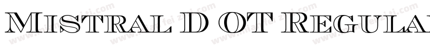Mistral D OT Regular字体转换
